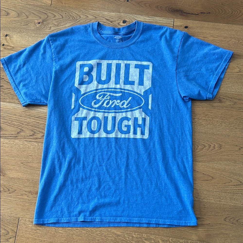 Ford Blue Short-Sleeve 'Built Tough' Graphic Tee